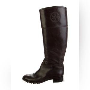 Tory Burch Leather Riding Boots